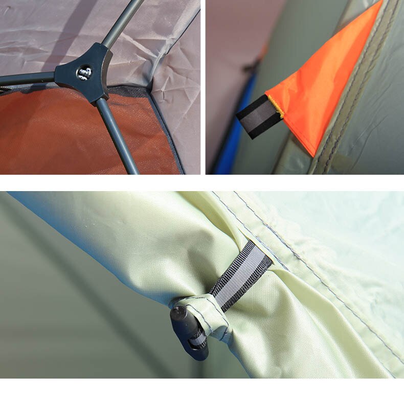Cheap Goat Tents FLYTOP Ultralight 2 Person Outdoor Tent Waterproof Double Layer Aluminum Rod Tourist Camping Hiking Tent For Outdoor Recreation Tents 
